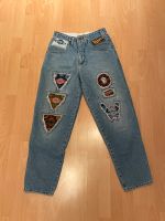 Vintage Chewan Patchwork Jeans 80er Herren S Retro Hose Niedersachsen - Wolfsburg Vorschau