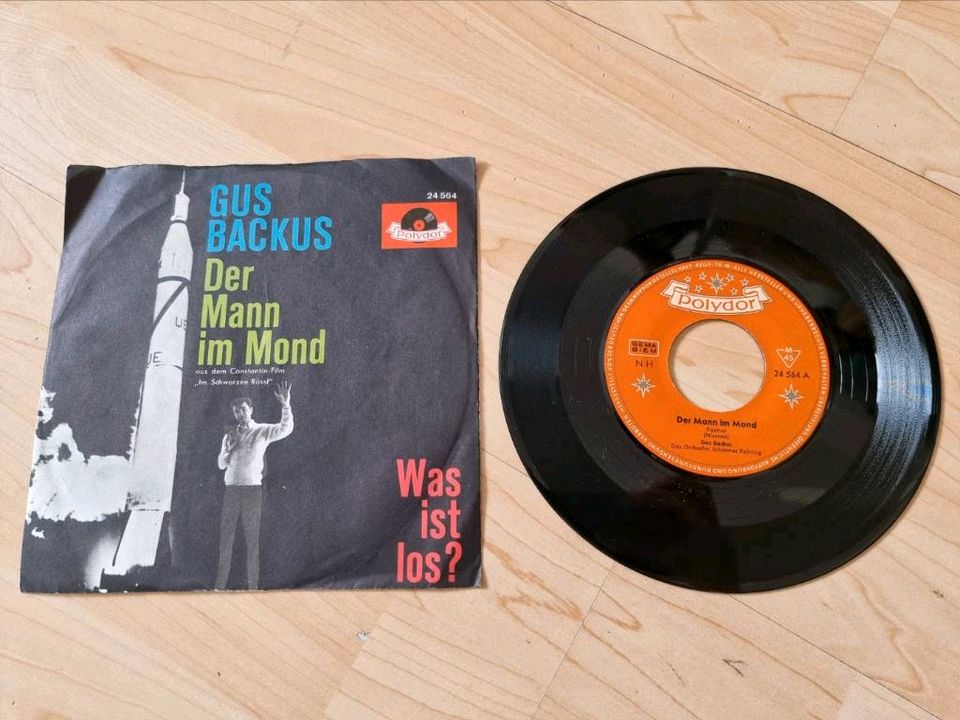 Gus Backus Der Mann im Mond Single Schallplatte in Wilhelmshaven