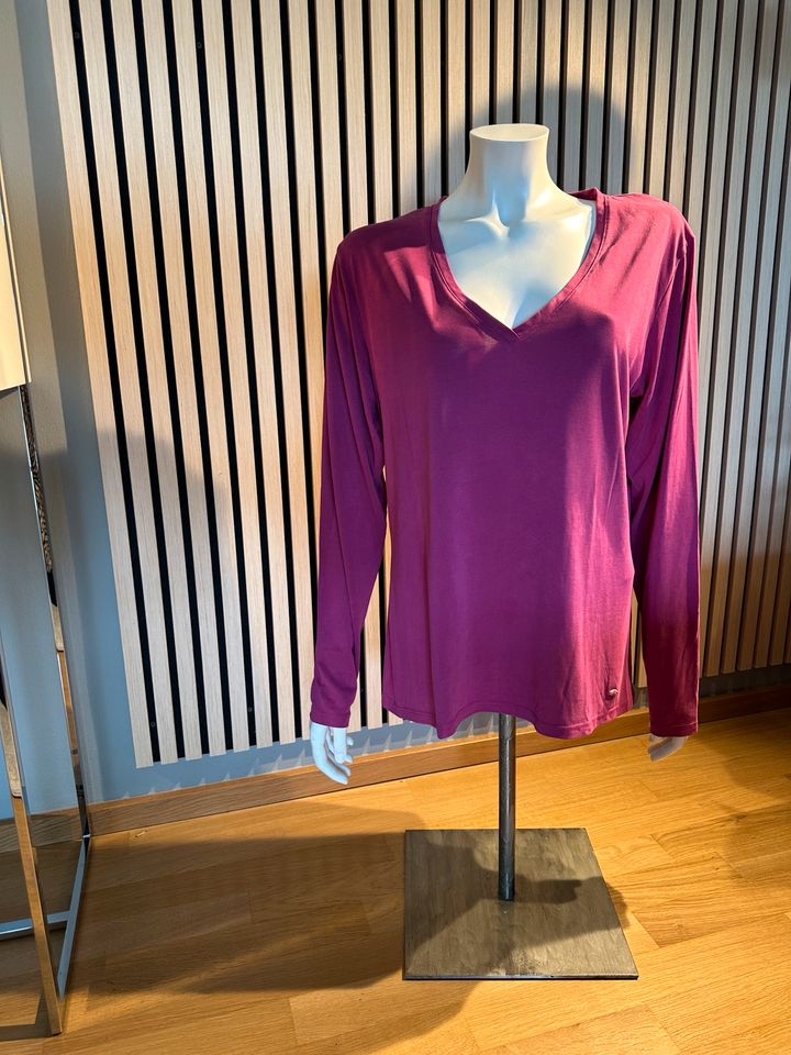 Key Largo  Shirt aus Modal  Pink Fuchsia  Gr. XL V-Ausschnitt in Dinslaken