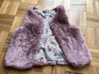 H&M Weste Gr. 98/104 Teddy rosa/Einhorn - nur 1x getragen Hessen - Hohenahr Vorschau