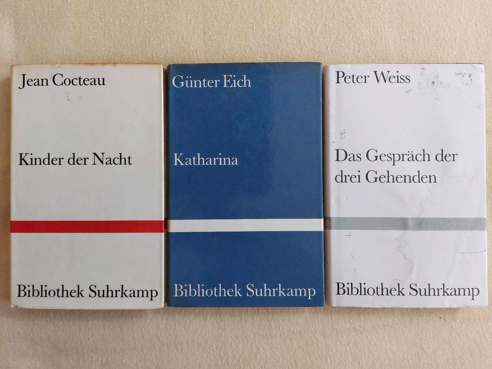 3x Bibliothek Suhrkamp Jean Cocteau/ G. Eich/ Peter Weiss in Dresden