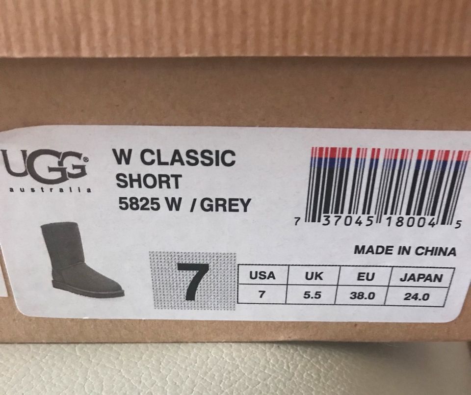 UGG Boots in Gr. 38 in grau in Lünen