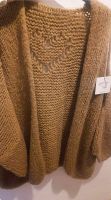 Strickjacke Cardigan Italy Herz Grobstrick beige Camel neu Baden-Württemberg - Tuttlingen Vorschau