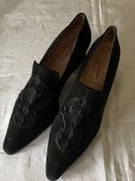 VINTAGE Andy Jllien Pumps, schwarz Velourleder, Gr. 39,5 & 40. Hessen - Hohenstein Vorschau