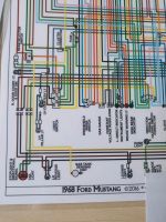 Ford Mustang BJ 1968 Stromlaufplan Baden-Württemberg - Malsch Vorschau