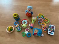 Babyspielzeig, Rassel, Stehaufmännchen, Babytelefon, Stoffbuch Sachsen - Machern Vorschau