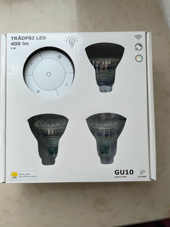 Ikea LED GU10 400lm TRADFRI set mit fernbedienung in München