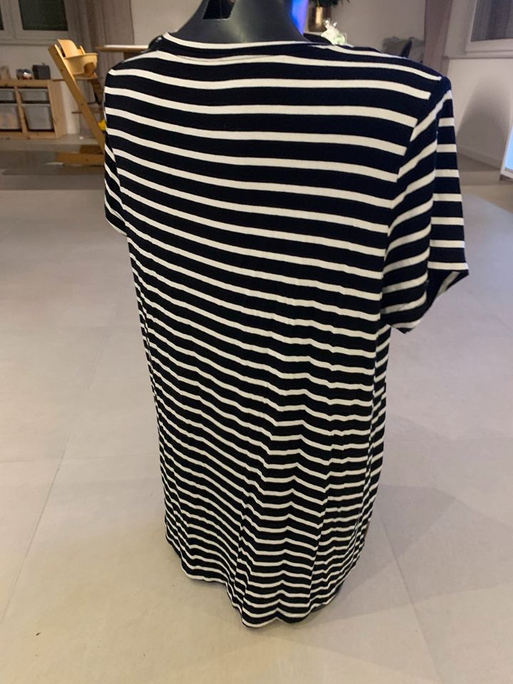 Gina T-Shirt Größe XL schwarz weiß gestreift neu in Neuss