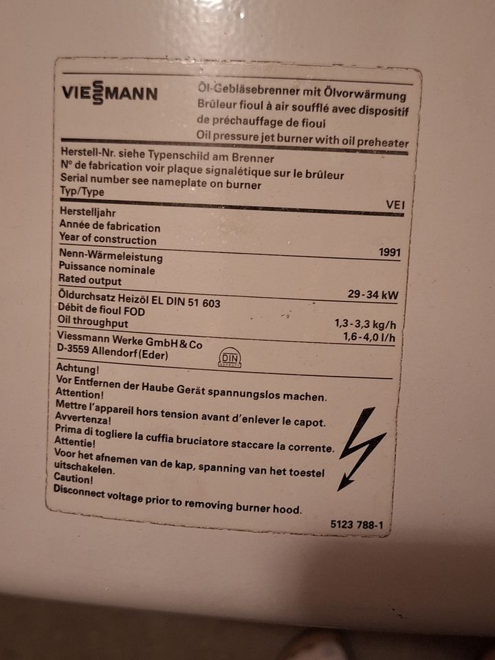 Viessmann Heizkessel Vitola biferral RA 29 kW in Burgwald