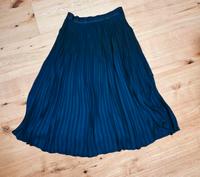 Rock Blau Chiffon Faltenrock Midi Sneaker Büro Urlaub Somm Party Bayern - Hallbergmoos Vorschau