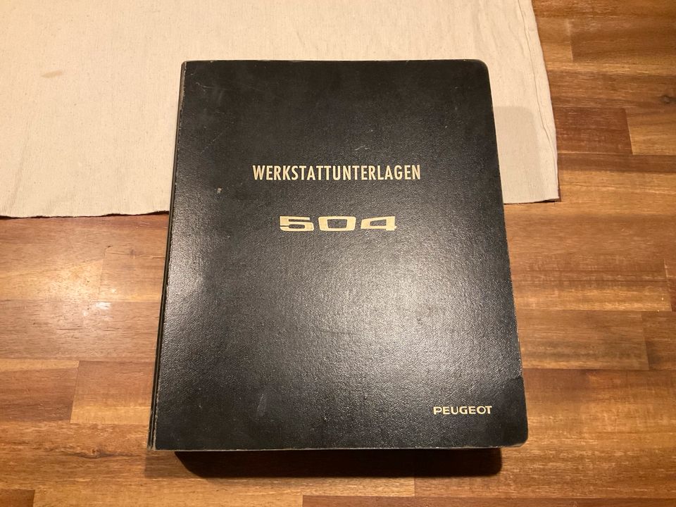 Werkstatthandbuch Peugeot 504 Vergaser + Einspritzer Stand 1974 in Hannover