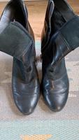 Hohe schwarze Leder Stiefel Berlin - Neukölln Vorschau