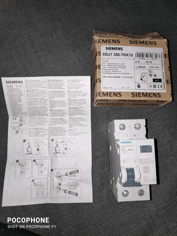 Neu ! Siemens  5SU1 - 356- 7KK10 in Aachen