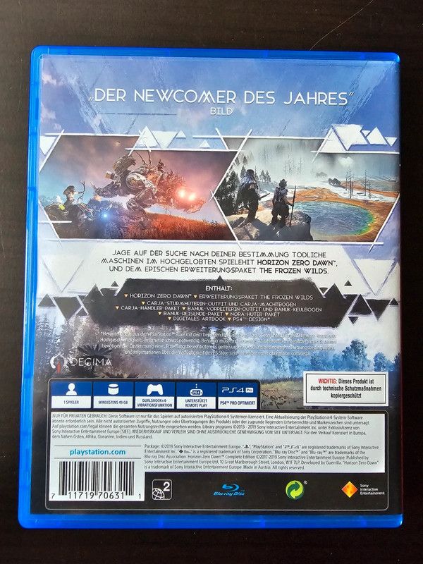 Horizon Zero Dawn - Complete Edition, PS4, Playstation 4 in Witten