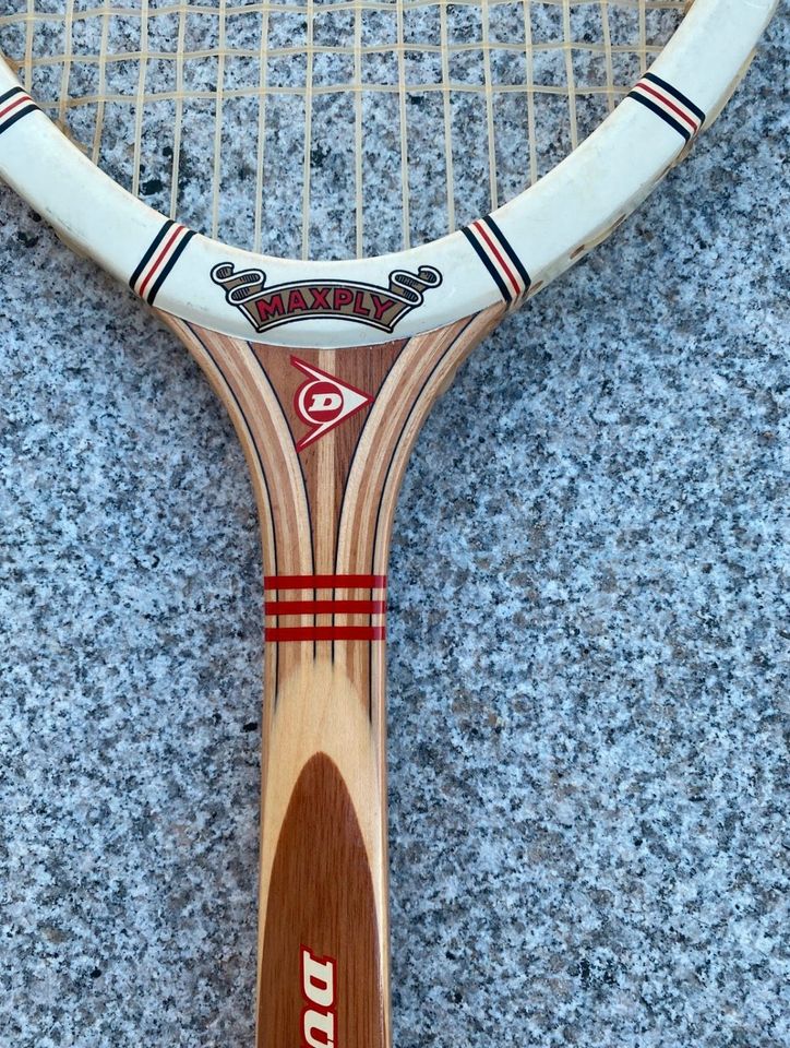 Dunlop Tennisschläger-Set mit Original-Koffer für Sammler in Metten