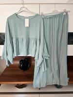 Neu imicoco 2 teiler Rock Bluse Kleid  In Mintgrün Einheitsgröße Köln - Weidenpesch Vorschau