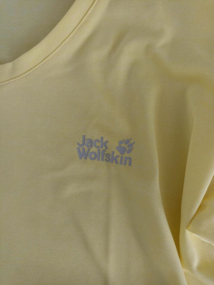 Jack Wolfskin T-Shirt M 40 Zitronen gelb neu wertig Funktion QMC in Jüchen