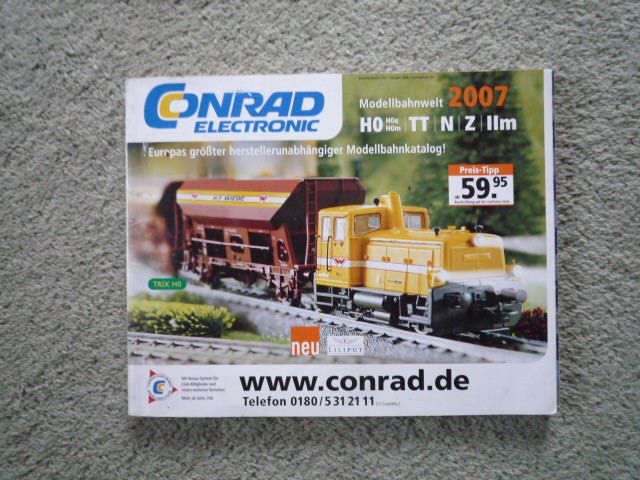 Conrad Electronic Modellbahnkatalog 2007 in Erdmannhausen