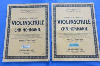 2 X  alte Noten Violinschule CHR.Hoffmann Bayern - Eging am See Vorschau