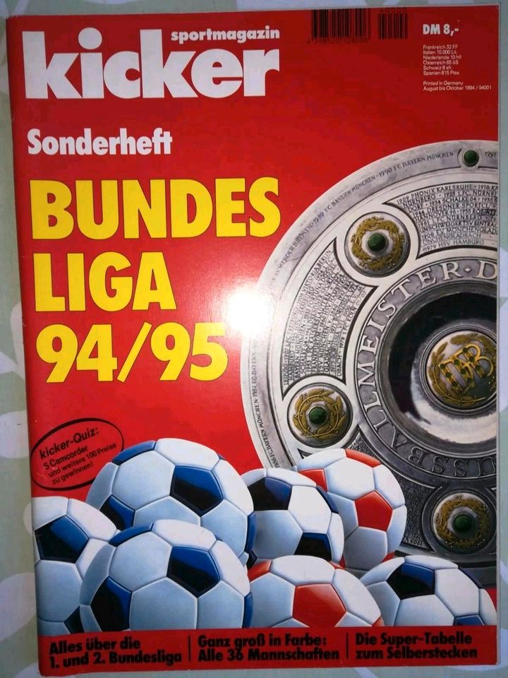 Kicker Bundesliga Hefte 1981-2000 Fußball Sonderheft in Hamburg