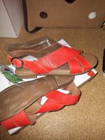 Sandalen, rot Gr.37,5 uk 4,5 NEU Leder Bayern - Mitterfels Vorschau