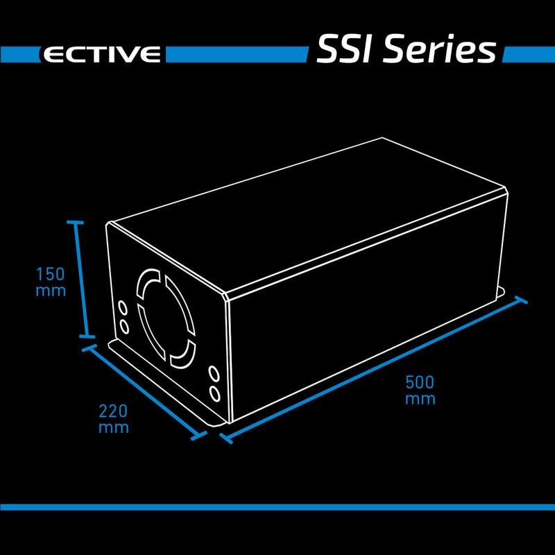 ECTIVE SSI 20 Inverter Wechselrichter MPPT-Solarladeregler Ladege in Menden