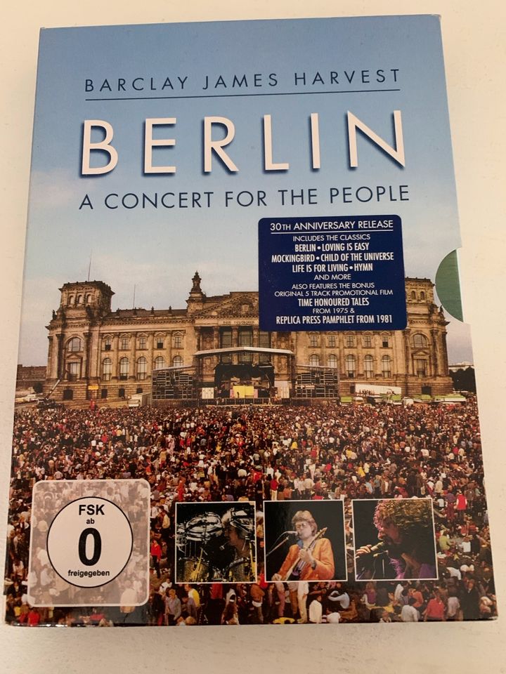 Barclay James harvest Berlin a Concert for the people dvd 30th in Lehrte