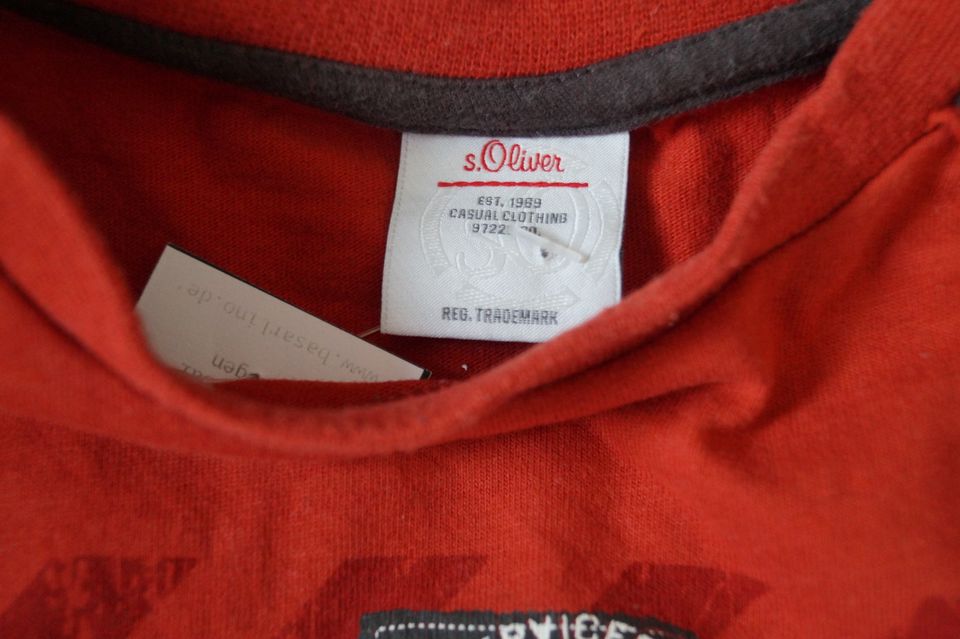 Langarmshirt für Jungen von S. OLIVER, Größe 80 in Bad Dürrheim