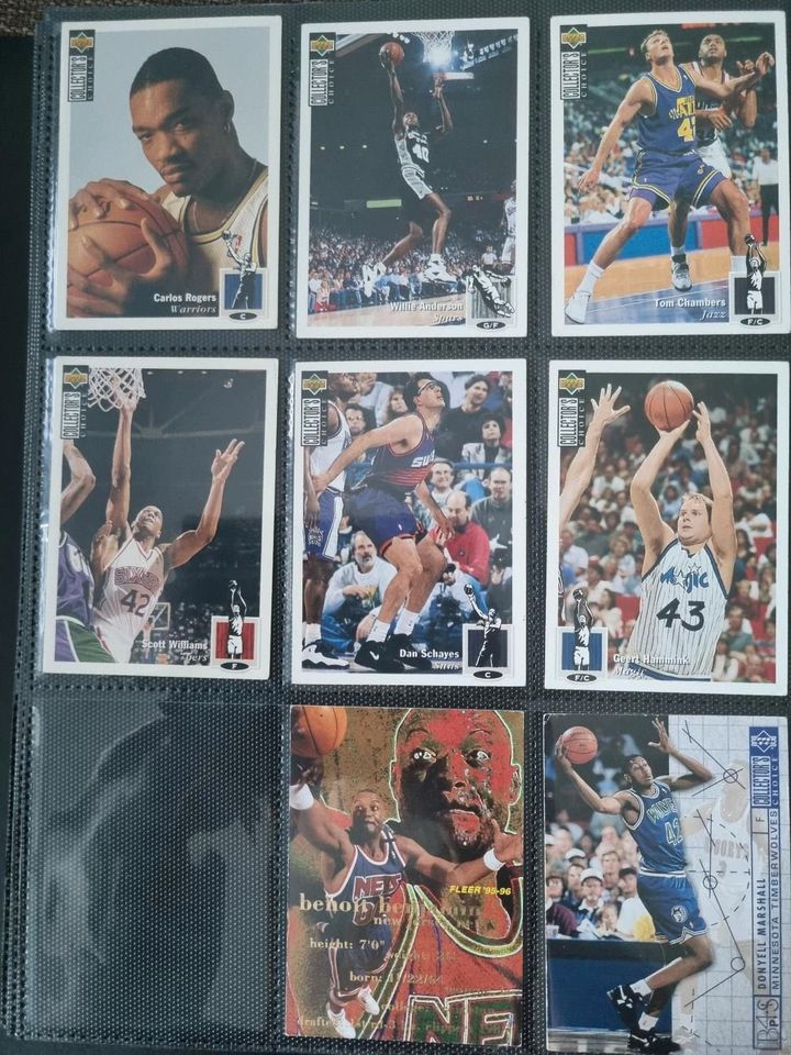 NBA Sammelkarten Fleer '94-96, Upper Deck 94, über 200 Stk. in Iserlohn