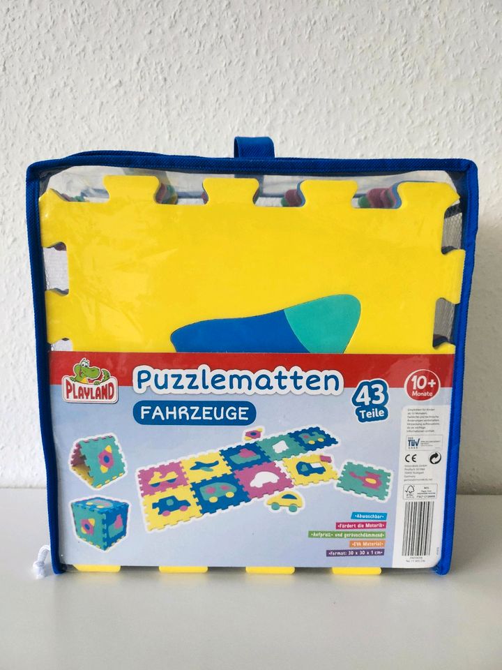 Puzzlematte Fahrzeuge 10 Stück in Kassel