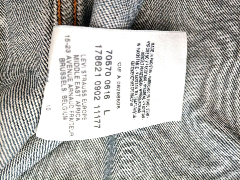 Levis Strauss & Co jeansjacke Jacke Jeans gr L in Oschatz