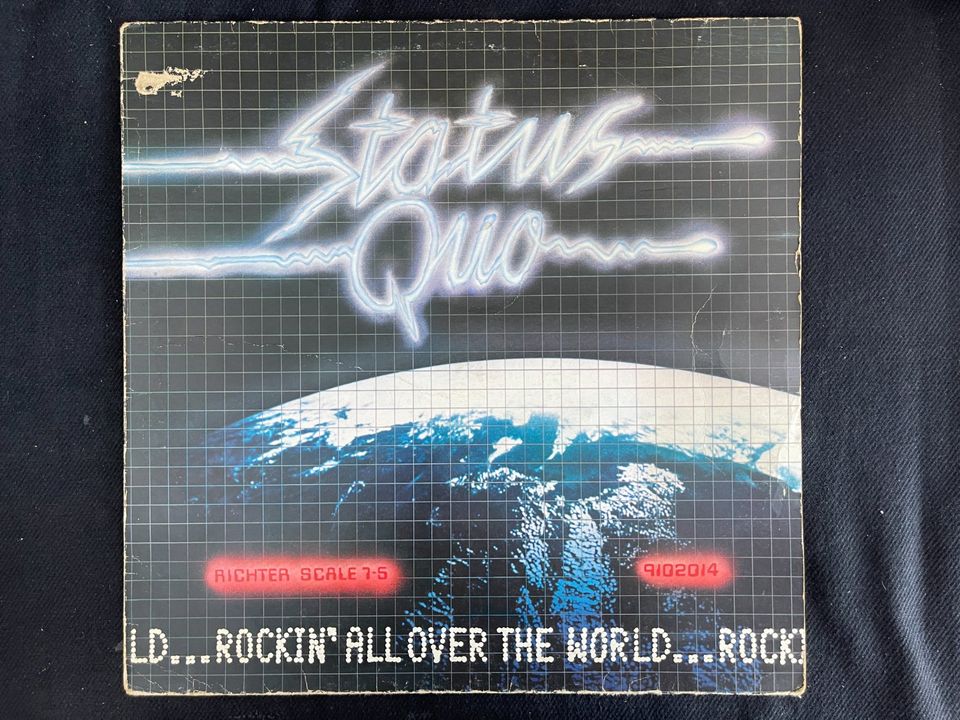 Status Quo  Rockin all over the World  Vinyl LP 12" in Pulheim