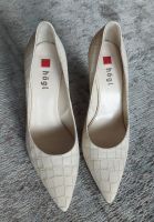 Damenschuhe Pumps - Fa. Högl Gr. 6 1/2 - Cremefarben Krokoprägung Bochum - Bochum-Südwest Vorschau