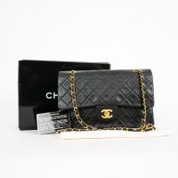 Chanel Double Flap Bag Klassiker 24K Gold Black Lambskin Bayern - Hemau Vorschau