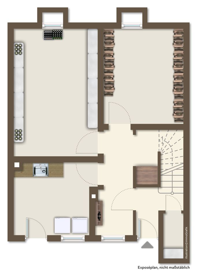 Charmantes sanierungsbedürftiges Reihenmittelhaus mit viel Potenzial in Kirchheim Teck-Nabern in Kirchheim unter Teck