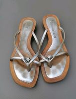 Tamaris Pantolette Zehentrenner Flip Flops Silber Gr.39 Bayern - Ebermannstadt Vorschau