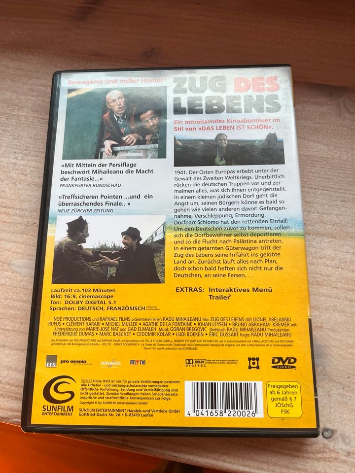 DVD Film, Zug des Lebens in Köln