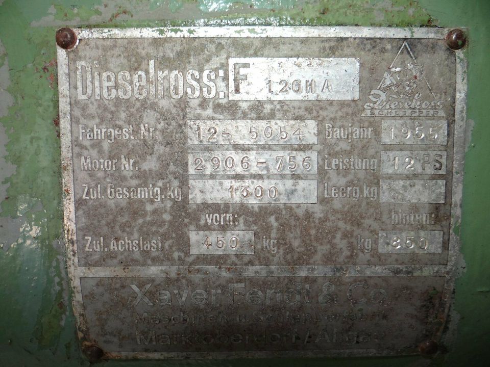 Fendt Dieselross F12 GH, Tunnel in Itterbeck