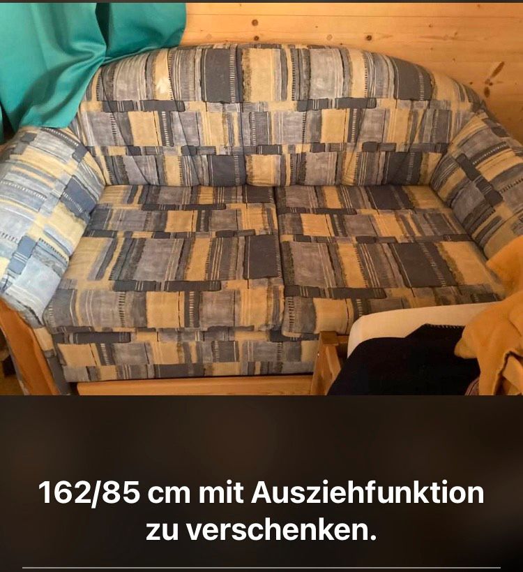 Ausziehsofa Couch in Unterammergau