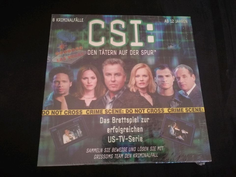 CSI den Tätern auf der Spur -  Brettspiel originalverpackt in Leipzig