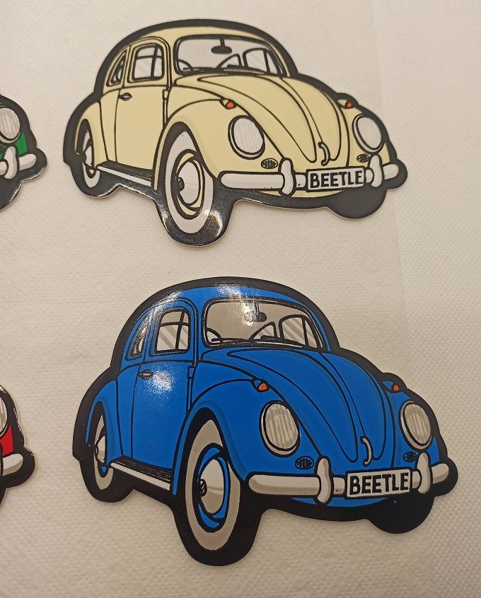 VW Käfer, Beetle Getränke Untersetzer, Soft PVC, neu in Dautphetal