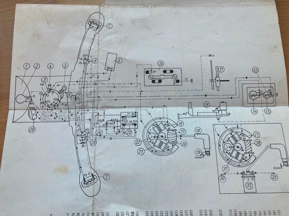 Betriebsanleitung für Simson Kleinfahrzeuge Ausgabe 1969 in Stuttgart