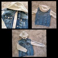 Coole H&M Jeansjacke Jacke Übergangsjacke mit Stoffärmeln Simmern - Hunsrück Vorschau