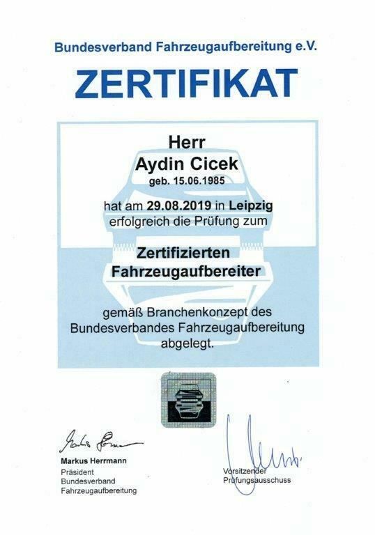 Klima-Desinfektion Autopflege Autoaufbereitung in Königsbrunn