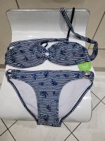 Bikini Blau weiß mit Motiv 34 Takko Baden-Württemberg - Steinenbronn Vorschau