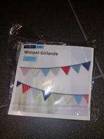 Wimpelgirlande Stoff, ca. 3m - Neu & OVP Findorff - Findorff-Bürgerweide Vorschau