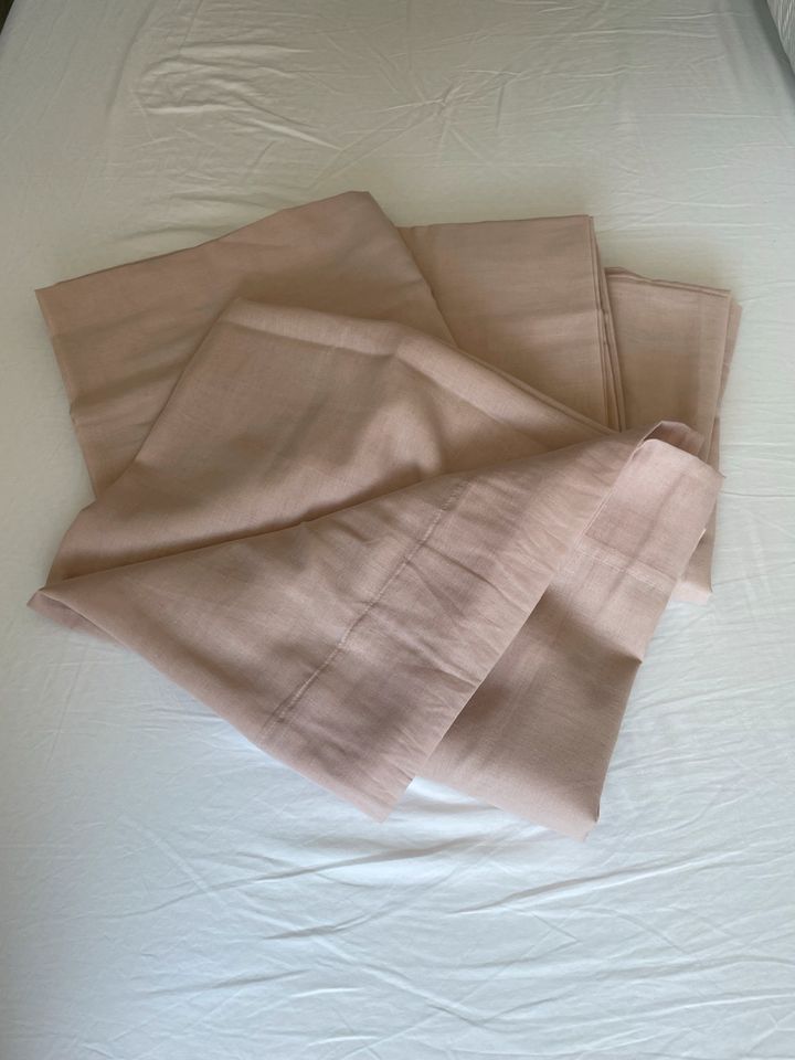 H&M Home Vorhänge Gardinen Rosa 4 Stk 120 x 250 cm NEU in Weilerswist