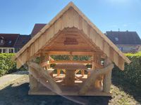 rustikaler Gartenpavillon, überdachte Sitzgruppe, Raucherpavillon, Holzpavillon 3,0m x 3,0 m Sachsen-Anhalt - Wörlitz Vorschau