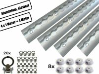 4 x 1 m Alu Airlineschiene, halbrunde Form m. Fittingen-Starter S Nordrhein-Westfalen - Porta Westfalica Vorschau