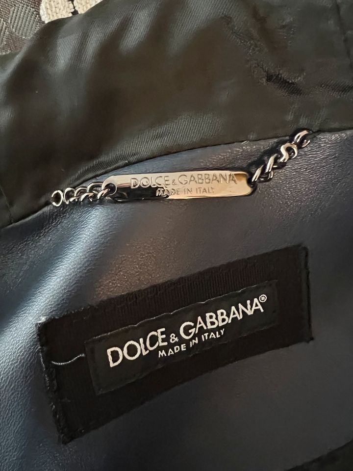 DOLCE & GABBANA Herren Lederjacke, 52 in Schwäbisch Gmünd